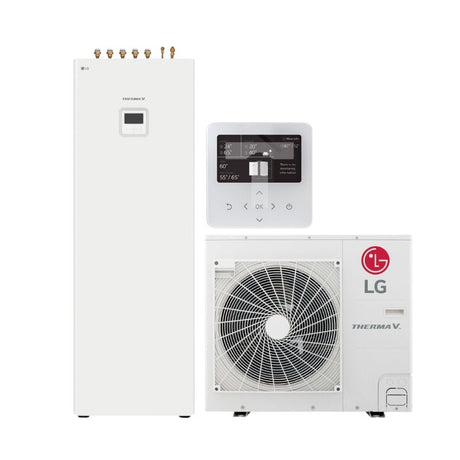 LG 7kW Therma V R32 Split IWT Air-Water Heat Pump with 200L Tank (HU071MR / HN0913T)-KlimaTime
