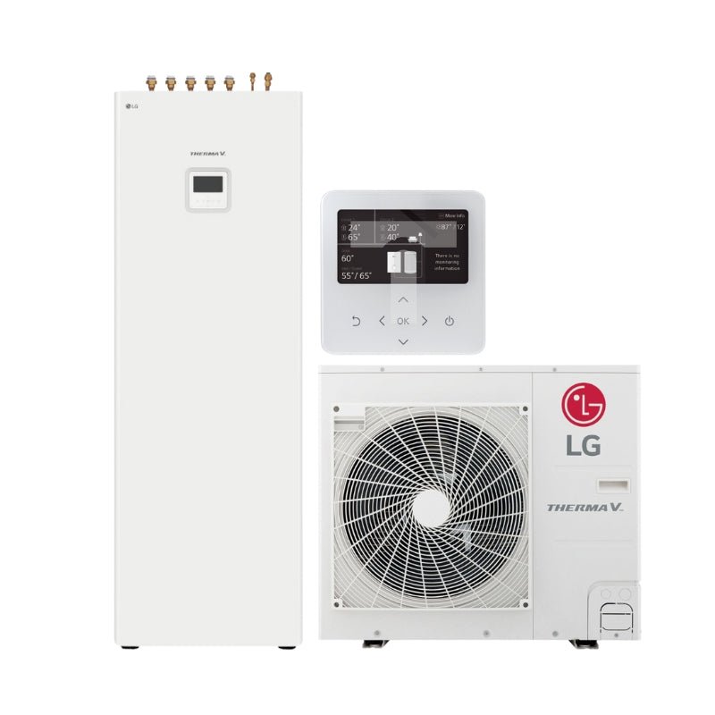 LG 9kW Therma V R32 Split IWT Air-Water Heat Pump with 200L Tank (HU091MR / HN0913T)-KlimaTime