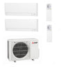 Mitsubishi Electric-Mitsubishi Electric AY 25 + 25 Hyper Heating duo Multi-Split-KlimaTime